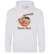 Чоловіча толстовка (худі) Ramen time Сірий меланж фото