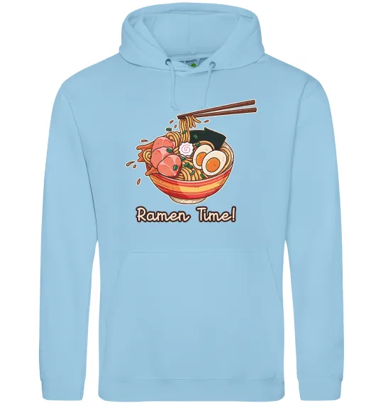 Жіноча толстовка (худі) Ramen time Блакитний фото