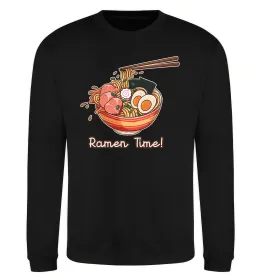 Свитшот Ramen time Черный фото