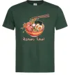 Мужская футболка Ramen time Темно-зеленый фото