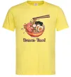 Мужская футболка Ramen time Лимонный фото