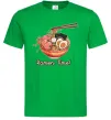 Мужская футболка Ramen time Зеленый фото