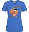 Жіноча футболка Ramen time Яскраво-синій фото