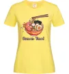 Жіноча футболка Ramen time Лимонний фото