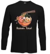 Лонгслів Ramen time Чорний фото