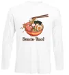 Лонгслів Ramen time Білий фото