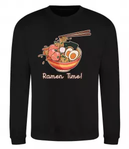 Свитшот Ramen time Черный фото
