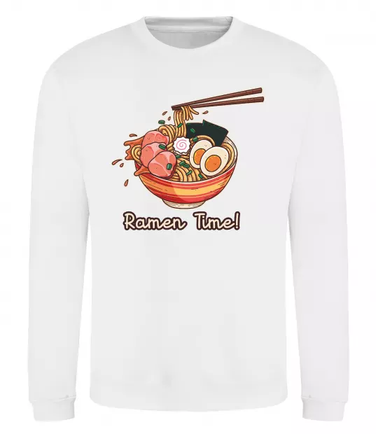 Свитшот Ramen time Белый фото