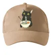 Кепка Ramen cat Песочный фото