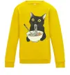 Дитячий світшот Ramen cat Сонячно жовтий фото