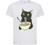 Детская футболка Ramen cat Белый Детская футболка Ramen cat Белый фото