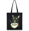 Эко-сумка Ramen cat Черный фото