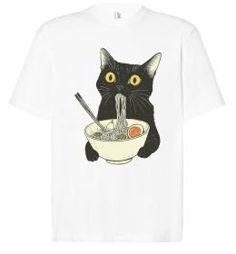 Футболка Оверсайз Ramen cat