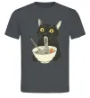 Мужская футболка Ramen cat Графит фото