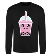 Свитшот Pink boba tea Черный фото