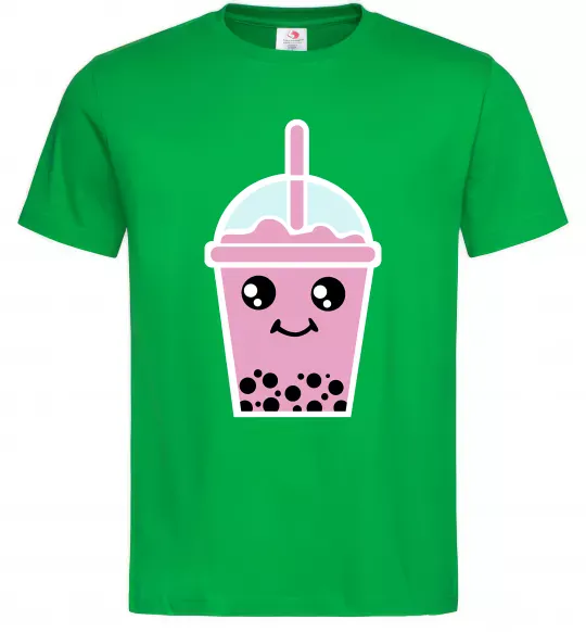 Чоловіча футболка Pink boba tea Зелений фото