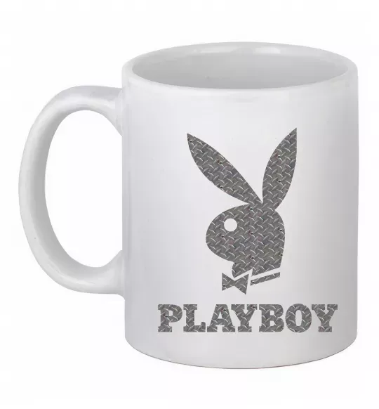 Чашка керамічна Сталевий playboy Білий фото