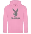 Женская толстовка (худи) Сталевий playboy Розовый фото