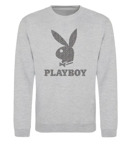 Світшот Сталевий playboy Сірий меланж фото