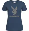Женская футболка Сталевий playboy Темно-синий фото