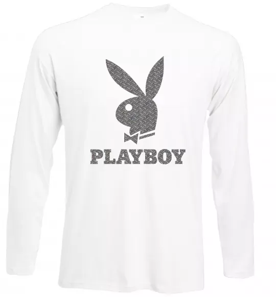 Лонгслив Сталевий playboy Белый фото