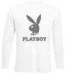 Лонгслив Сталевий playboy Белый Лонгслив Сталевий playboy Белый фото