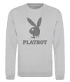 Свитшот Сталевий playboy Серый меланж фото