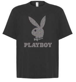 Футболка Оверсайз Сталевий playboy