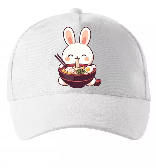 Кепка Зайчик їсть рамен Белый фото
