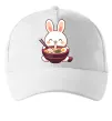Кепка Зайчик їсть рамен Белый фото