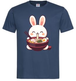 Мужская футболка Зайчик їсть рамен Мужская футболка Зайчик їсть рамен