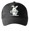 Кепка Зайчик з штангою Чорний фото
