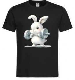 Мужская футболка Зайчик з штангою