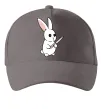 Кепка Зайчик з ножем Серый фото