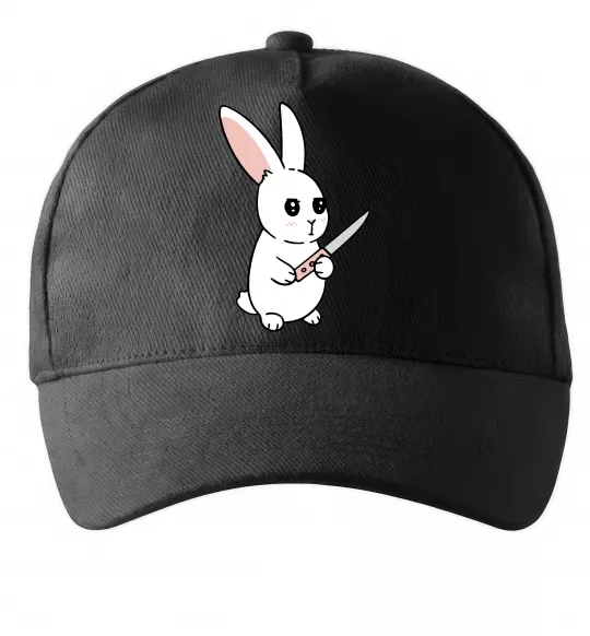 Кепка Зайчик з ножем Черный фото