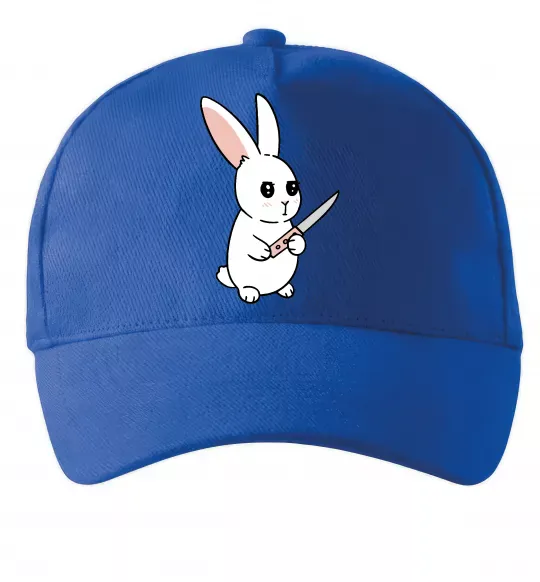 Кепка Зайчик з ножем Ярко-синий фото
