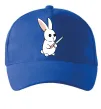 Кепка Зайчик з ножем Ярко-синий фото