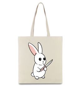 Эко-сумка Зайчик з ножем