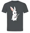 Мужская футболка Зайчик з ножем Графит Мужская футболка Зайчик з ножем Графит фото