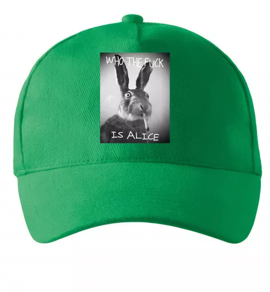 Кепка Who is Alice? Зеленый фото