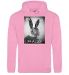 Чоловіча толстовка (худі) Who is Alice? Рожевий фото