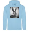 Женская толстовка (худи) Who is Alice? Голубой фото