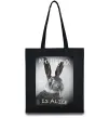Еко-сумка Who is Alice? Чорний фото