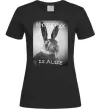 Женская футболка Who is Alice? Черный фото
