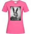 Женская футболка Who is Alice? Ярко-розовый фото