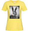 Женская футболка Who is Alice? Лимонный фото