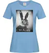 Женская футболка Who is Alice? Голубой фото