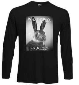 Лонгслив Who is Alice?