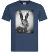 Мужская футболка Who is Alice? Темно-синий фото