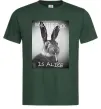 Мужская футболка Who is Alice? Темно-зеленый фото